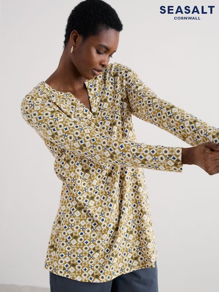 Seasalt Cornwall Yellow Moon Window Tunic (W88478) | £56