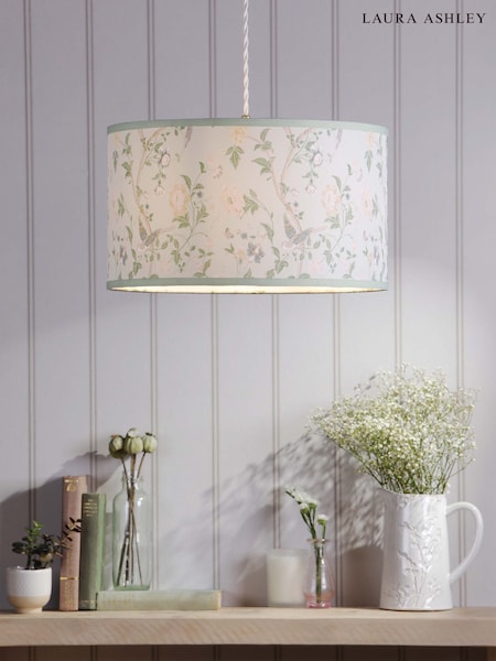 Laura Ashley Multi Easy Fit Summer Palace Eau De Nil Pendant Shade (W88601) | £50