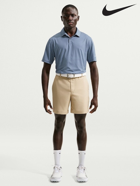 Nike Work Blue Dri-FIT Good Floral Golf Polo Shirt (W88642) | £50