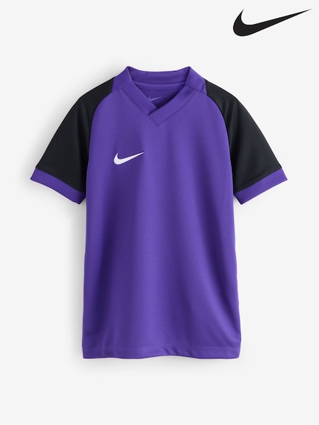 Nike Court Purple Dri-FIT Trophy VI Short-Sleeve Soccer Jersey (W88659) | £20