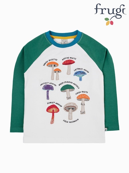 Frugi Green Ace Applique Top (W88909) | £22 - £24