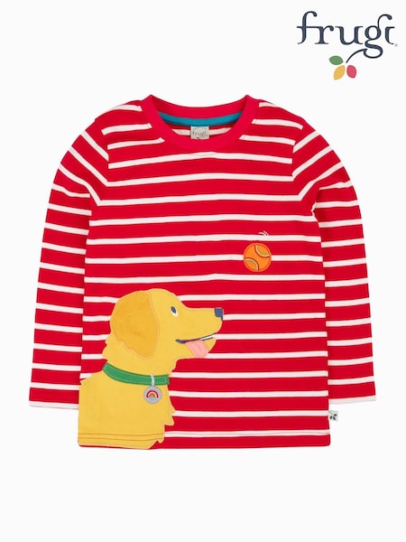 Frugi Red Discovery Circular Top (W88913) | £22 - £24