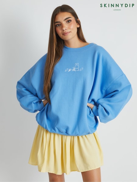 Skinnydip Blue Miffy Seaside Outline Sweatshirt (W89021) | £38