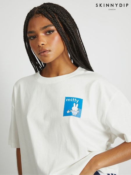 Skinnydip White Miffy Beach T-Shirt (W89042) | £24