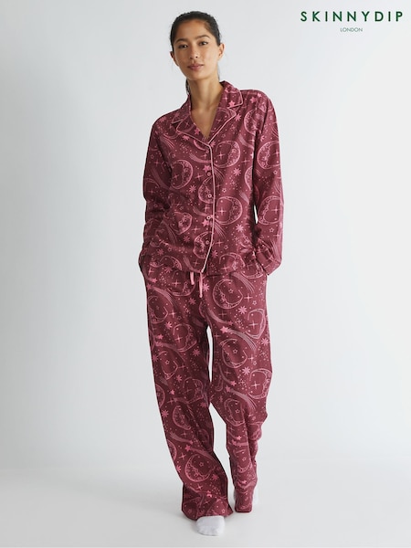 Skinnydip Red Celestial Pyjama Set (W89047) | £34