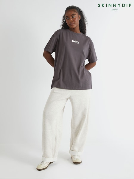 Skinnydip Grey Miffy x Outline T-Shirt (W89078) | £24
