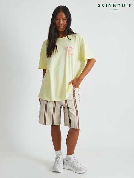 Skinnydip Yellow Oyster Bay T-Shirt (W89092) | £0