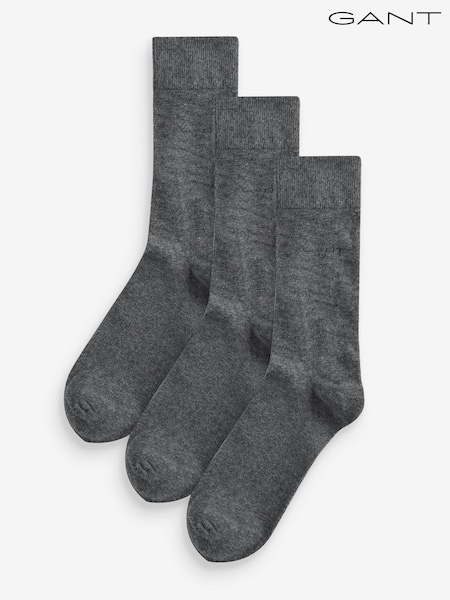GANT Grey Socks 3 Pack (W89273) | £20