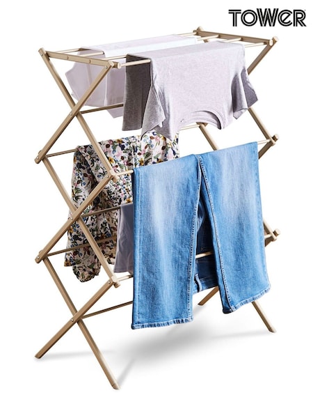 Tower Latte Compact Wide Airer (W89283) | £30