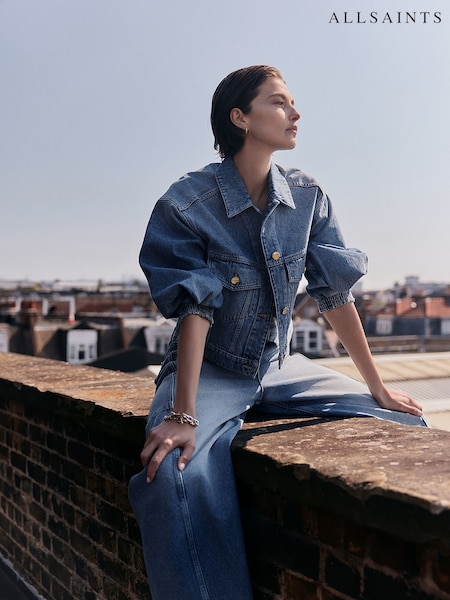 AllSaints Blue Luca Denim Jacket (W89289) | £159