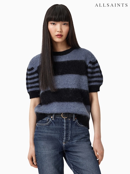 AllSaints Blue Clem T-Shirt (W89362) | £139