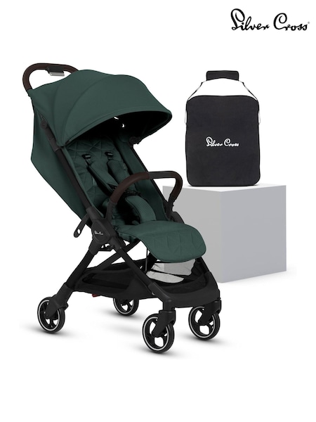 Silver Cross Green Clic 2 Compact Stroller with Travel Bag (W89374) | £295