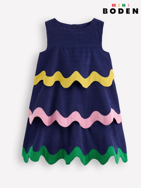 Boden Blue Corduroy Pencil Dress (W89506) | £45 - £49