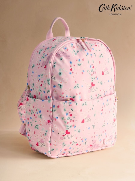 Cath Kidston Pink Floral Print Compact Backpack (W89823) | £56