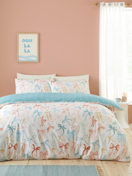 Fusion Multi Evelyn Reversible Duvet Cover Set (W90039) | £20 - £40