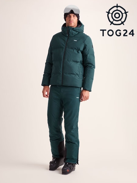 Tog 24 Green Mens Davos Ski Jacket (W90224) | £140