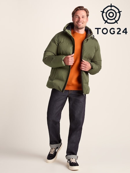 Tog 24 Green Mens Menka Waterproof Parka (W90390) | £95