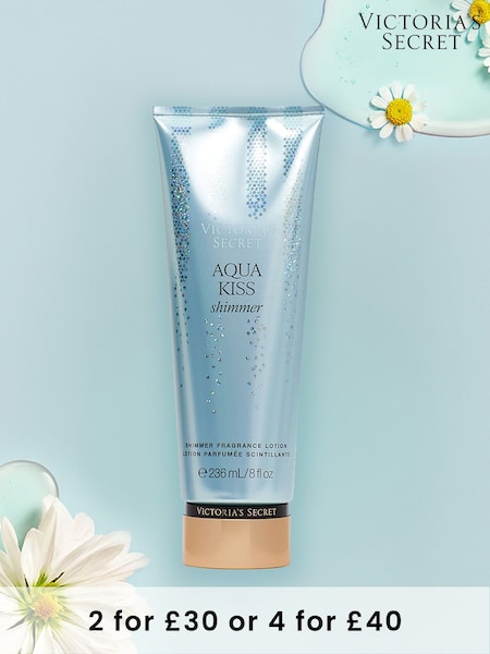 Victoria's Secret Aqua Kiss Shimmer Body Lotion 236ml (W90714) | £20