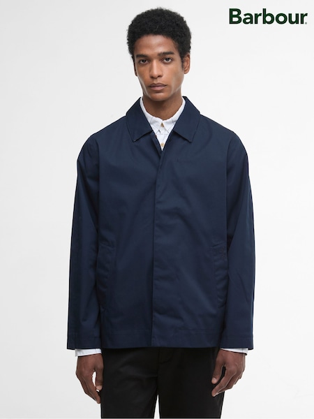 Barbour® Blue Short Rokig Waterproof Jacket (W90982) | £169