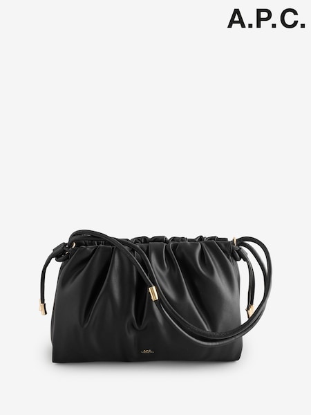 A.P.C. Black Ninon Shoulder Bag (W91073) | £285