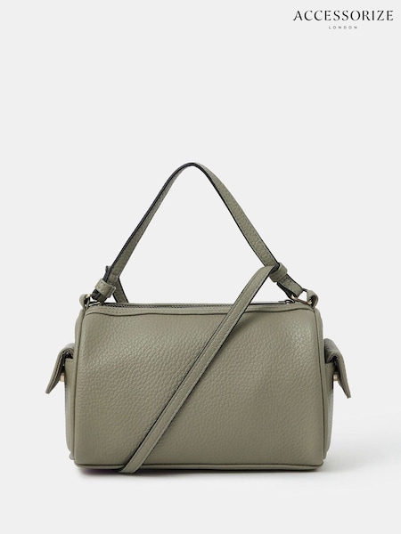 Accessorize Green Faux Leather Cross-Body Bag (W91380) | £28