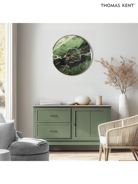 Thomas Kent Clocks Emerald 26" Coral Wall Clock (W91711) | £140