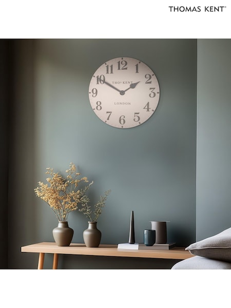 Thomas Kent Clocks Shy Pink 20" Willow Wall Clock (W91719) | £68