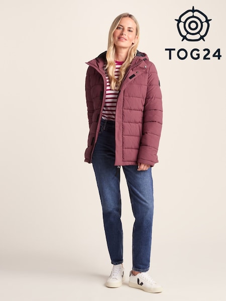 Tog 24 Red Womens Sleight Padded Short Parka (W91811) | £80