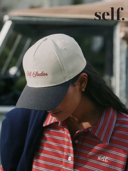 self. Cream Slogan Cap (W91918) | £14
