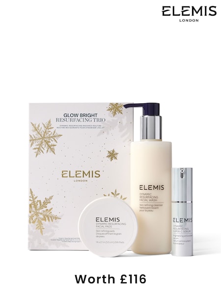 ELEMIS Glow Bright Resurfacing Trio Gift Set (Worth £116) Saving 32% (W91999) | £79
