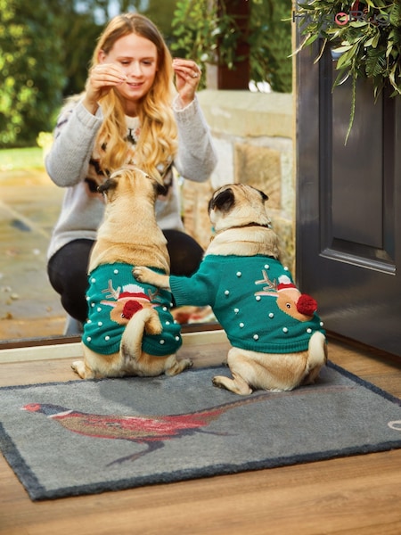 Hug Rug Grey Pheasant 1 Mat (W92130) | £49