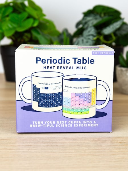 Gift Republic Yellow Heat Reveal Periodic Table Mug (W92144) | £12
