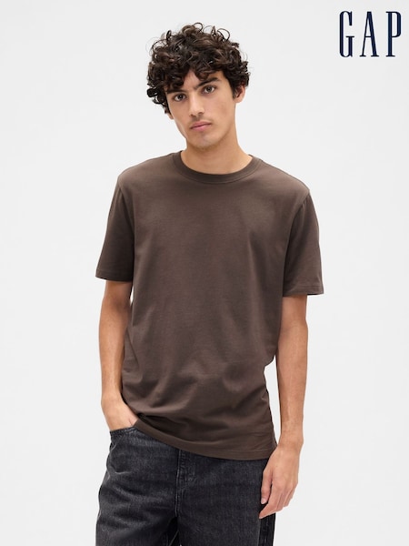 Gap Brown Everyday Soft Crew Neck T-Shirt (W92198) | £12
