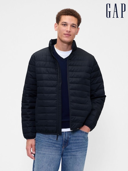 Gap Navy Relaxed Cold Control Puffer Jacket (W92205) | £50