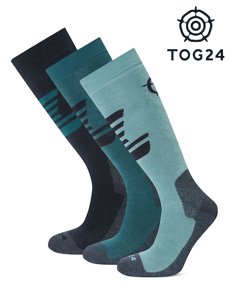 Tog 24 Black Mens Bergenz Ski Socks 3 Pack (W92258) | £30