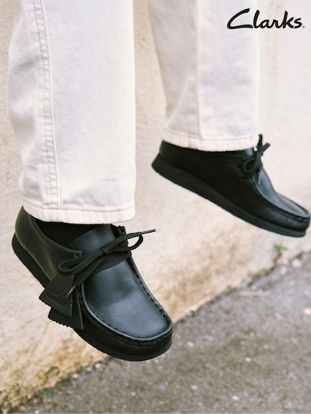 Clarks Black Wallabee Older Shoes (W92317) | £40 - £50