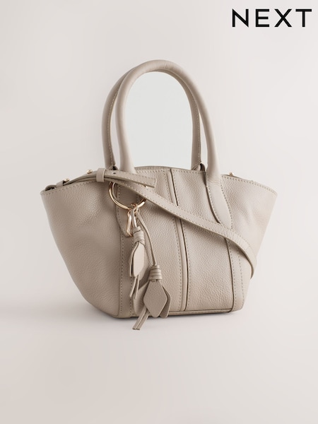 Bone Leather Flower Charm Cross-Body Bag (W92378) | £70