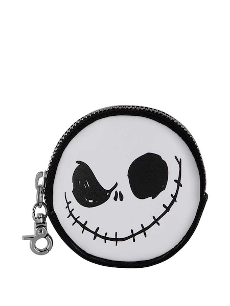 Peers Hardy Disney Nightmare Before Christmas Face Cookie Coin Black Purse (W92412) | £20