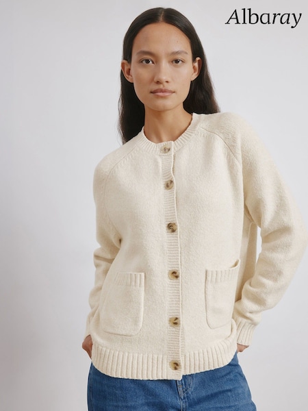 Albaray Cosy Pocket Crew Cardigan (W92496) | £75