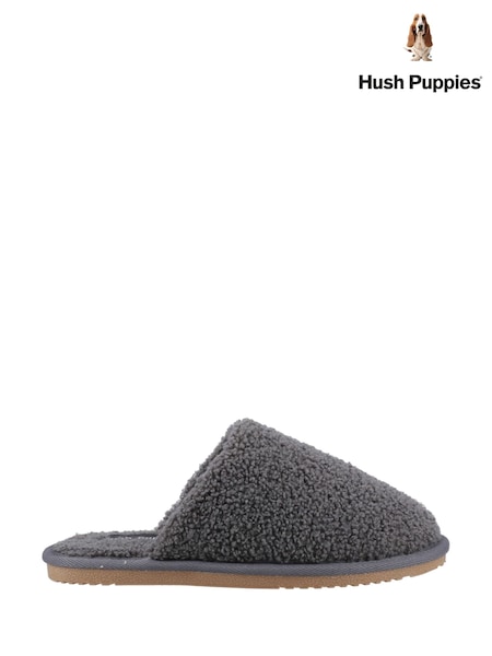 Hush Puppies Grey Joanna Mules (W92606) | £32