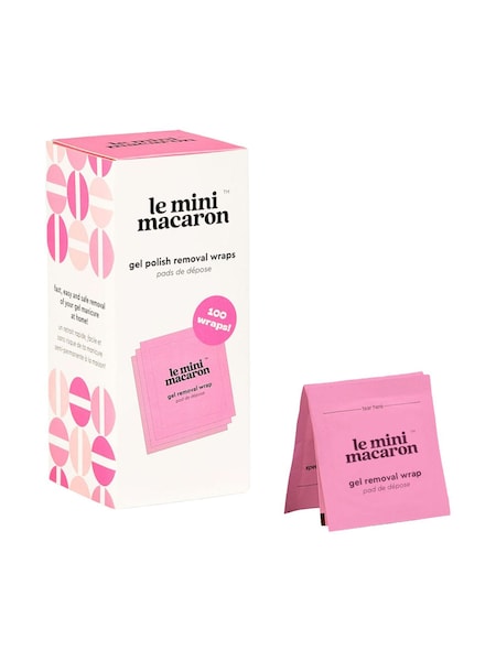 Le Mini Macaron Gel Polish Remover Wraps 100 (W92653) | £13