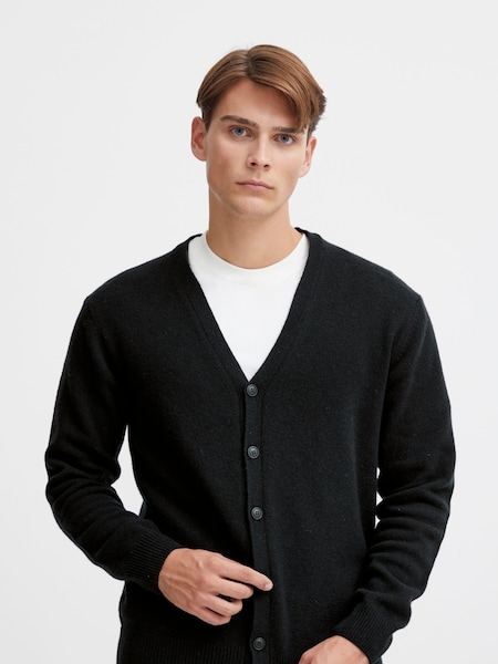 Casual Friday Blue CFKARL Lambswool Knitted Cardigan (W92711) | £80