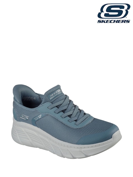 Skechers Blue Slip-ins Bobs B Flex Hi Linear Force Trainers (W92901) | £69