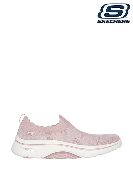 Skechers Purple GO WALK Arch Fit 2.0 Rosa Linda Trainers (W92923) | £79