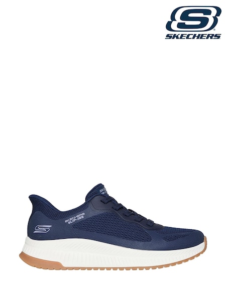 Skechers Blue BOBS Squad 4 Staple Look Trainers (W92927) | £69