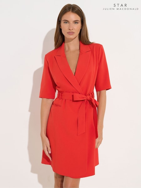 Star by Julien MacDonald Orange Belted Dress (W93395) | £75