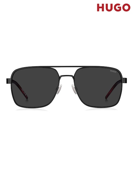 HUGO Black Square Double Bridge Sunglasses (W93897) | £140