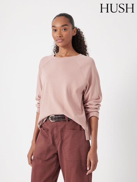 Hush Pink Matilda Raglan T-Shirt (W94218) | £40
