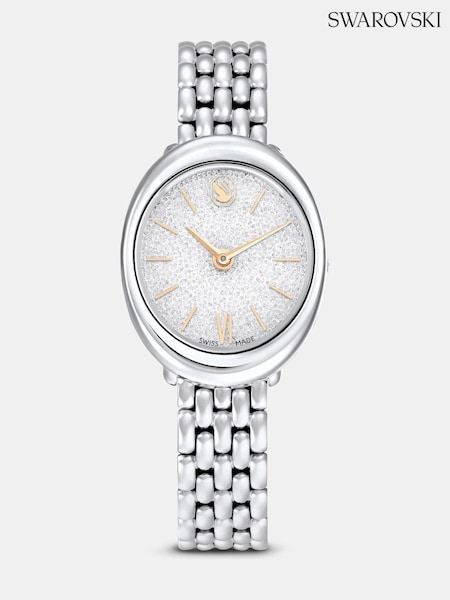 Swarovski Silver Swiss Made Stainless Steel Metal Bracelet Imber Watch (W94778) | £380