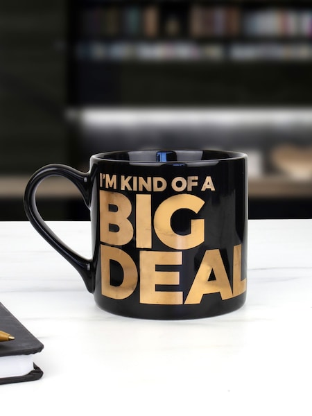 Gift Republic Black I'm Kind Of A Big Deal Mug (W94805) | £12